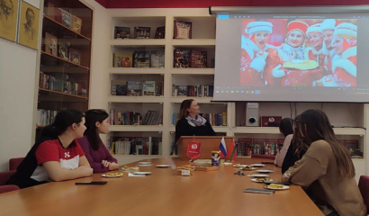 Как в Русском центре Масленицу отмечали